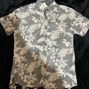 Mens Short Sleeve Button up
